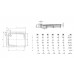 Kaldewei Duschwanne Superplan 398-2 mit Styroporträger 80x100x2,5