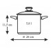 BANQUET ACCENT Edelstahl-Topf 5,8L 48003058