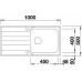 B-WARE BLANCO MEDIAN XL 6S - IF Edelstahl-Spüle rechts R518489 KLEINE BEULE,gecknict