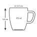 BANQUET Square Keramikbecher 60112136L-A