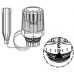 HEIMEIER Thermostat-Kopf K mit Fernfühler 6022-00.500