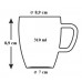 BANQUET Tasse schwarz mir Punkten 60JG004