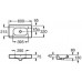 Roca Meridian Waschtisch 55x32 cm Baterieloch rechts 732724Y000