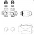 HEIMEIER Design-Edition Multilux 4 Set for 2-Pipe System White RAL, 9690-27.000
