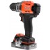 Black & Decker BCD382D2XK-QW Akku-Bohrschrauber (45Nm/18V/2x2,0Ah), Koffer