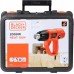 Black & Decker KX2001K-QS Heißluftgebläse (2000W/50-450/90-600°C), Koffer