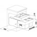 BLANCO Select Orga 60/2 Abfalltrennsystem, 518725