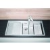 BLANCO Einbauspüle CLARON 6 S-IF Edelstahl Steelart | InFino Ablauf | Becken rechts 521645