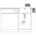 BLANCO Einbaubecken ANDANO 400-IF/A Edelstahl Seidenglanz mit InFino Ablaufsystem 525244