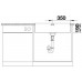 BLANCO Einbaubecken ANDANO 700-IF/A Edelstahl Seidenglanz mit InFino Ablaufsystem 525246