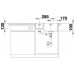 BLANCO Einbaubecken ANDANO 340/180-IF/A Edelstahl Seidenglanz mit InFino Ablaufsystem