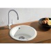 BLANCO RONDO Einbaubecken rund, Silgranit schwarz 525959