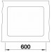 BLANCO Einbauspüle SUBLINE 500-F Silgranit flächenbündig einbaubar, InFino schwarz 525990