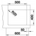 BLANCO Einbaubecken ETAGON 500-U Silgranit beton-style, InFino 526341