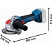 BOSCH GWX 18V-8 PROFESSIONAL Winkelschleifer mit X-LOCK, L-Boxx 06019N9101