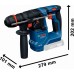 BOSCH GBH 18V-18 X PROFESSIONAL Akku-Bohrhammer mit ONECHUCK, L-BOXX, 2× 2.0Ah 0611927101