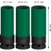 BOSCH PRO Impact Socket Set mit PET-Abdeckungen, 1/2", extra tief, 3-tlg. 2608003033