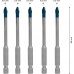 BOSCH EXPERT HEX-9 HardCeramic Dachziegel-Bohrer-Set, 5 mm, 5-tlg. 2608900598