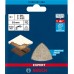 BOSCH EXPERT M480 Schleifnetz-Set, 93 x 93 mm, 6 Stück 2608901204