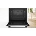 Bosch Serie 4 Einbau-Backofen 60 x 60 cm Schwarz HBA272BB3