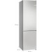 Bosch Serie 4 Freistehender Kühl-Gefrierschrank mit Gefrierteil unten 203 × 60cm KGN392LDF