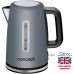 CONCEPT RK-3110GY Edelstahl-Wasserkocher, 1,7 L Grau rk3110gy