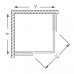 ROLTECHNIK Duschecke CS2/900 silbern/chinchilla 331-9000000-01-03