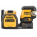 DeWALT DCE825D1G18 Kreuzlaser mit 5 Punkten. Strahlen, grüner Strahl 18V 1x 2,0Ah Li-Ion