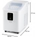 DOMO Kompressor-Eiswürfelmaschine (0,8l/120W), weiß DO9292IB