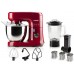 DOMO Küchenmaschine mit Mixer 700W, Rot DO9145KR