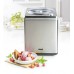PRIMO Eismaschine mit Kompressor - Edelstahl 2l/180W PR408IM