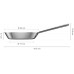 Fiskars Norden Stahl Bratpfanne 24cm 1067628