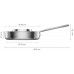 Fiskars Norden Stahl Kochtopf 26cm 1067634