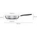 Fiskars Bratpfanne mit Keramikoberfläche 20cm 1072249