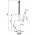 Franke FC 4170.503 PESCARA SEMI PRO Küchenarmatur, Edelstahl 115.0741.722