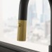 Franke FG 4767.504 MARIS STRIPES Küchenarmatur, matt schwarz/gold 115.0747.673