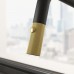 Franke FG 4760.504 MARIS STRIPES Küchenarmatur, matt schwarz/gold 115.0747.676
