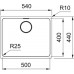 Franke Mythos MYX 110-50 Spülen, 540x440 mm. Edelstahl 122.0658.055