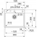 Franke Mythos MYK 610-52 Glacier 590x510,ohne Siphon,e.click 124.0747.163