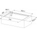 Franke FMA 8372 4RC R HI Dunstabzug -schwarzes Glas/weiße Grafik 340.0731.879