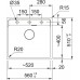 Franke Maris MRG 610-52 RTL, 560x510 mm, Küchenspüle, Fragranit, Schiefergrau 114.0715.520
