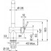 Franke FN 6100.088 ACTIVE NEW Hochdruckarmatur, schiefergrau 115.0721.463