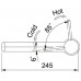 Franke Orbit Zugauslauf armaturen, Rostfreier Stahl 115.0569.461