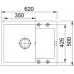 Franke Maris MRG 611-62, 620x500 mm, Küchenspüle Fragranit Steingrau 114.0477.503