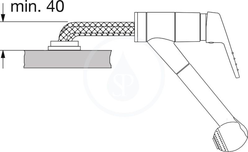 LINEA Drizza Einhebel-Fensterarmatur In Chrom – Flach, Schwenkbar, Für Spültisch & Küchenfenster