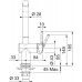 Franke FN 6560.031 ACTIVE NEW Küchenarmatur, Vorfenster Schwenkauslauf, Chrom 115.0653.390