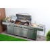 G21 Gasgrill Nevada Grillküche Premium Line, 7 Brenner + freies Druckminderventil 639034