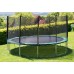 G21 Gartentrampolin mit Sicherheitsnetz 430 cm grün 69042632