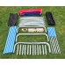 G21 Gartentrampolin mit Sicherheitsnetz rot 430 cm 6904263