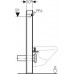 Geberit Monolith Sanitärmodul für Wand-WC, 101 cm, Glas weiß / Aluminium 131.022.SI.5